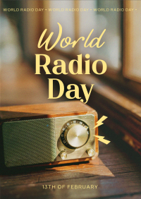 Radio Day Analog Poster Image Preview