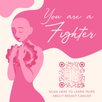 Breast Awareness Fighter Instagram Post Design