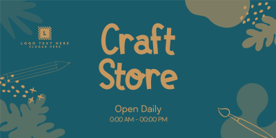 Craft Store Timings Twitter post Image Preview