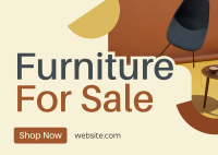 Modern Furniture Store Postcard Image Preview