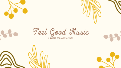 Feel Good Music YouTube Banner Image Preview