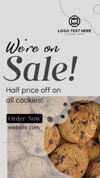 Cookie Dessert Sale YouTube Short Design