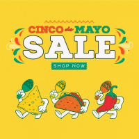 Cinco De Mayo Mascot Sale Instagram post Image Preview