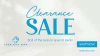 Minimalist Clearance Sale Animation Image Preview