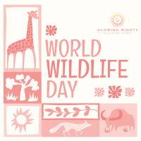 Paper Cutout World Wildlife Day Instagram post Image Preview