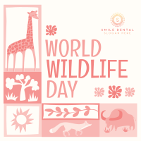 Paper Cutout World Wildlife Day Instagram post Image Preview