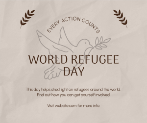 World Refugee Support Facebook post