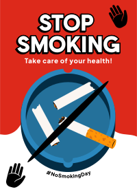Smoking Habit Prevention Poster Image Preview
