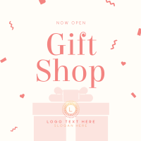 Gift and Confetti Instagram post Image Preview