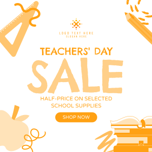 Favorite Teacher Sale Instagram post Image Preview