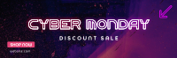 Futuristic Sale Twitter header (cover) Image Preview