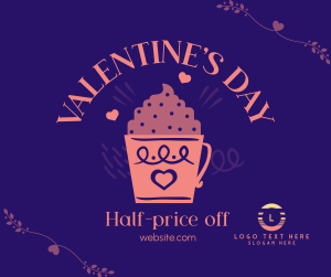 Valentine's Day Cafe Sale Facebook post Image Preview