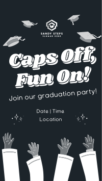 Caps Off Fun On Graduation Party TikTok Video Image Preview