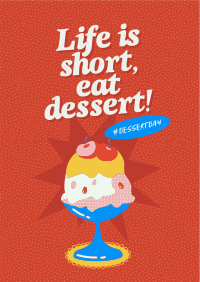 Retro Dessert Day  Poster Preview