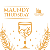 Maundy Thursday Holy Thursday Instagram post Image Preview