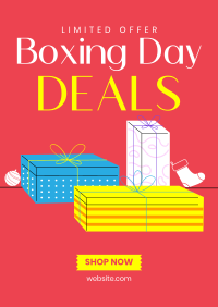 Boxing Day Deals Flyer Image Preview
