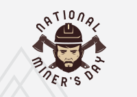 National Miner's Day Postcard Image Preview