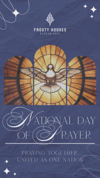 Elegant Day of Prayer TikTok Video Image Preview