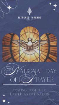 Elegant Day of Prayer TikTok Video Image Preview