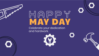 May Day Message Facebook event cover Image Preview