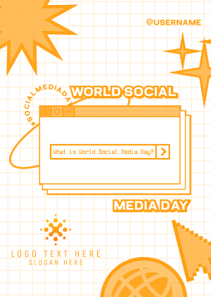 Y2K Social Media Poster Image Preview