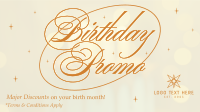 Birthday Promo Video Image Preview