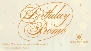 Birthday Promo Video Image Preview