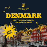 Copenhagen Denmark Linkedin Post Design