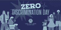 Zero Discrimination Advocacy Twitter Post Design