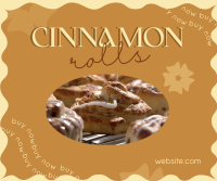 Tasty Cinnamon Rolls Facebook post Image Preview