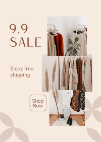 9.9 Clothing Sale Flyer Image Preview