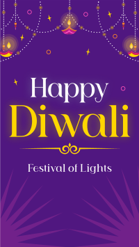 Celebration of Diwali YouTube Short Design
