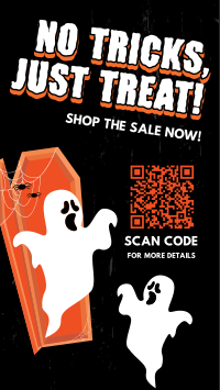 Spooky Halloween Treats Instagram Story Design