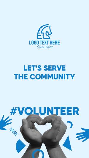 All Hands Community Volunteer Instagram story Image Preview