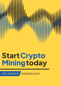 Cryptocurrency Market Mining Flyer Design