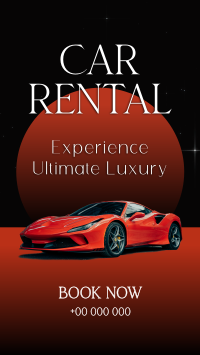 Lux Car Rental TikTok video Image Preview