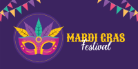 Mardi Gras Festival Twitter post Image Preview
