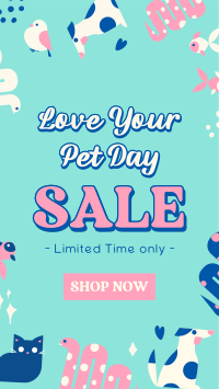 Love Your Pet Day Sale TikTok Video Image Preview