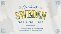 Conventional Sweden National Day Video Image Preview