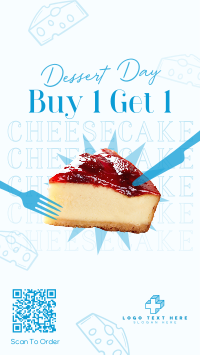Cheesy Cheesecake Facebook Story Design