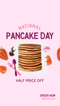 Berry Pancake Day Facebook Story Image Preview