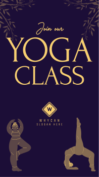 Zen Yoga Class Facebook Story Design