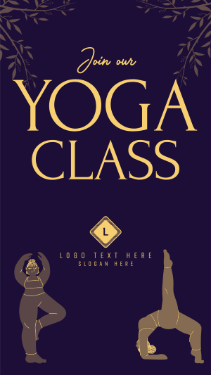 Zen Yoga Class Facebook story Image Preview