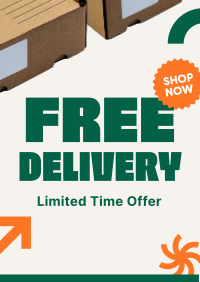 Delivery Shipping Poster Design