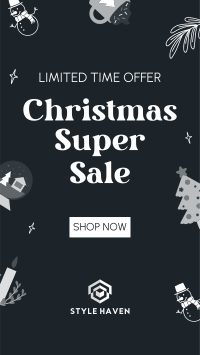 Quirky Christmas Sale Facebook story Image Preview