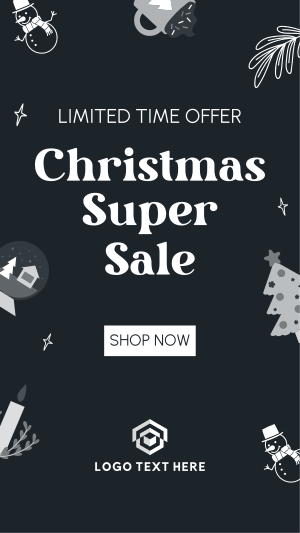 Quirky Christmas Sale Facebook story Image Preview