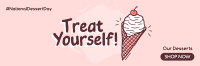 Treat Yourself! Twitter Header Design