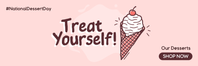 Treat Yourself! Twitter header (cover) Image Preview