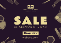 Makeup Sale Postcard Image Preview