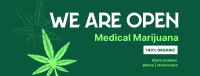 Order Organic Cannabis Facebook Cover Design